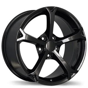 Replika – R147 – Black – 19″x10″ 79mm – All weather Wheels – R147-1900-61BN+79C703